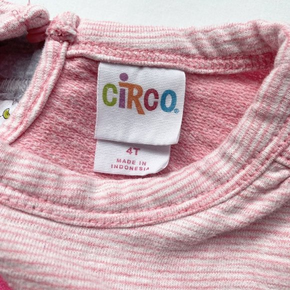 Youth Girls Size 4 Bird Tunic Polka Dot Sweat Pants Outfit Bundle - Picture 3 of 8